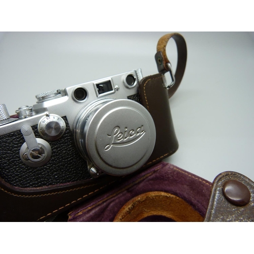 802 - A Leica IF red dot camera, serial number 787989