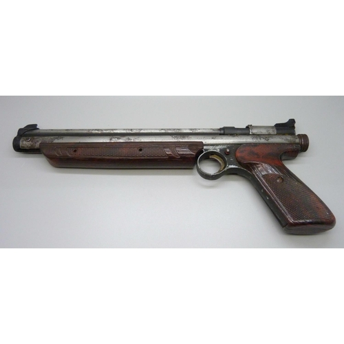 806 - A Crosman Model 1322 .22 calibre air pistol