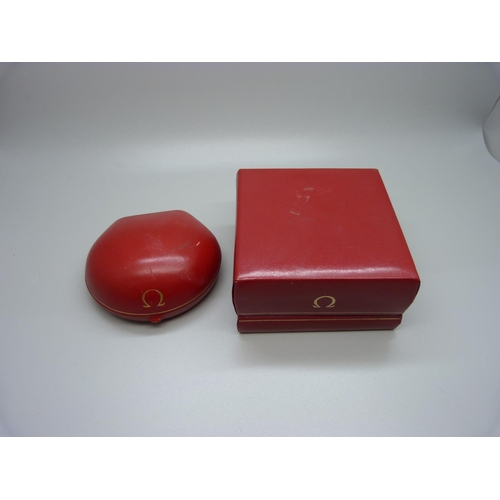 862 - Two Omega wristwatch boxes