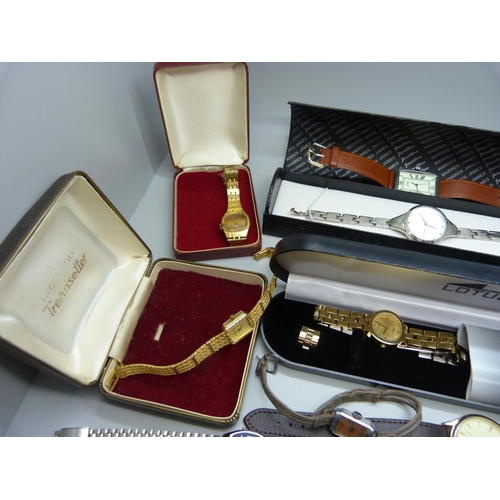 886 - Assorted wristwatches including Seiko and Rotary