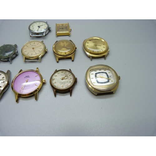 953 - Ten mechanical wristwatches, some a/f