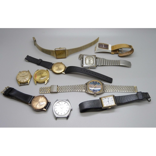 956 - Ten mechanical wristwatches