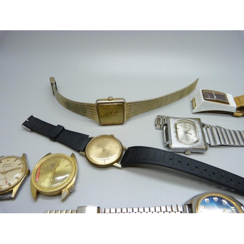 956 - Ten mechanical wristwatches