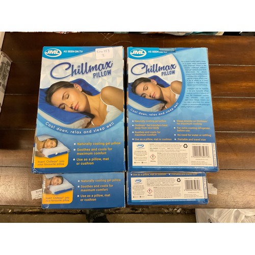 2326 - Four Chillmax pillows (unused)