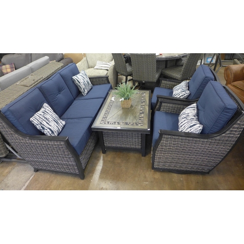 1397 - Agio Bridgeport Woven Deep Seating Set, original RRP £2041.65 + VAT (4146-3) * This lot is subject t... 