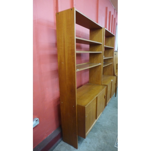 11 - A pair of Danish teak room dividers