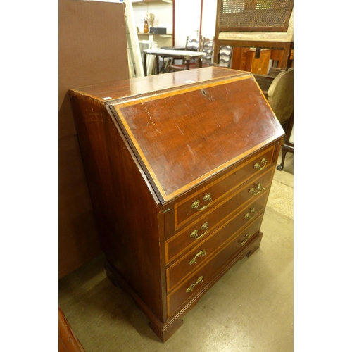 215 - An Edward VII inlaid mahogany bureau