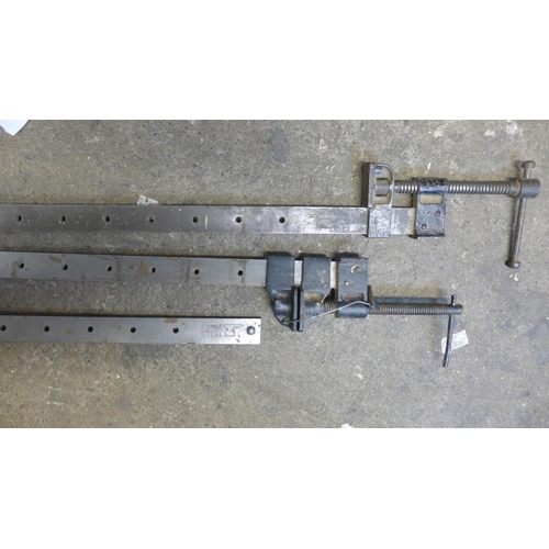 2014 - Three joiners sash clamps mixed sizes - 60cm-1m