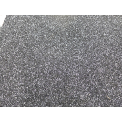 2043 - Four boxes of 50cm x 50cm commercial/heavy duty black carpet tiles