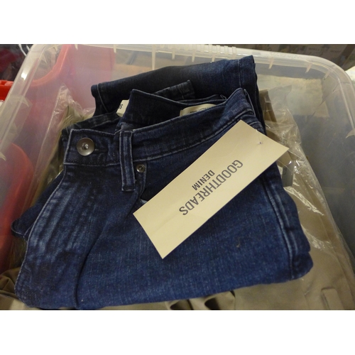 2067 - Box of unused men's trousers, mostly sealed