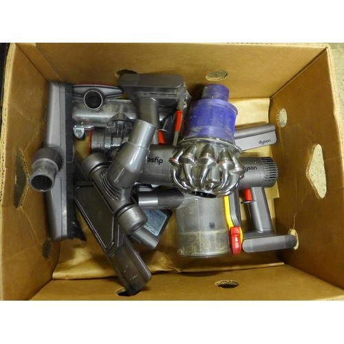 2075 - 3 boxes of Dyson vacuum cleaner spares and accessories