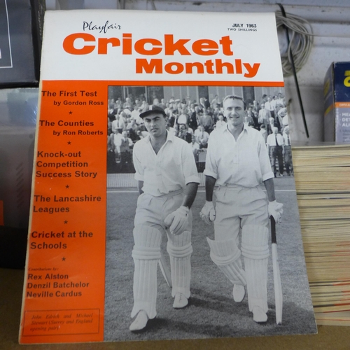 2215 - 1960's Cricket Monthly magazines