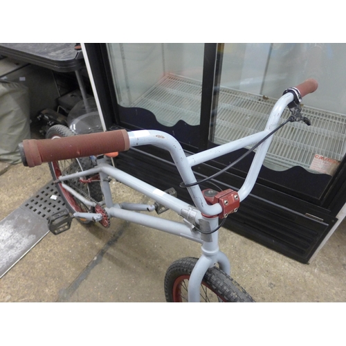 2269 - Red and grey BMX bicycle/bike