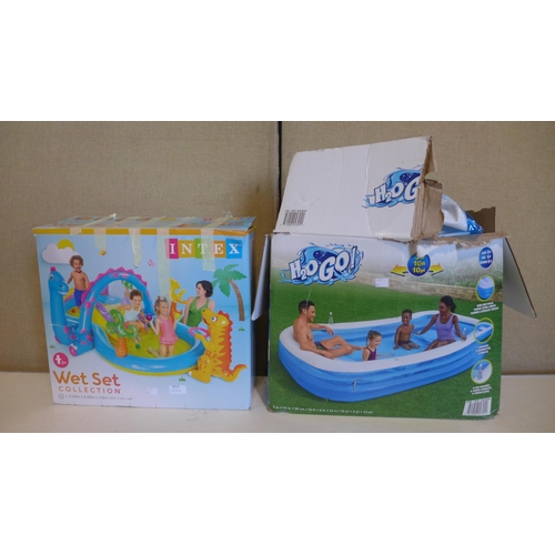 3014 - Intex Dinoland Playcentre and H20Go! 10Ft Family Pool (269-279,315)   * This lot is subject to vat