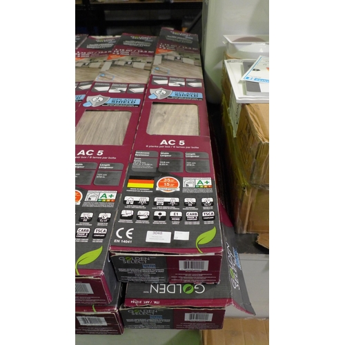 3048 - 2 Packs Of Laminate Flooring Grey Walnut   (269-180)   * This lot is subject to vat