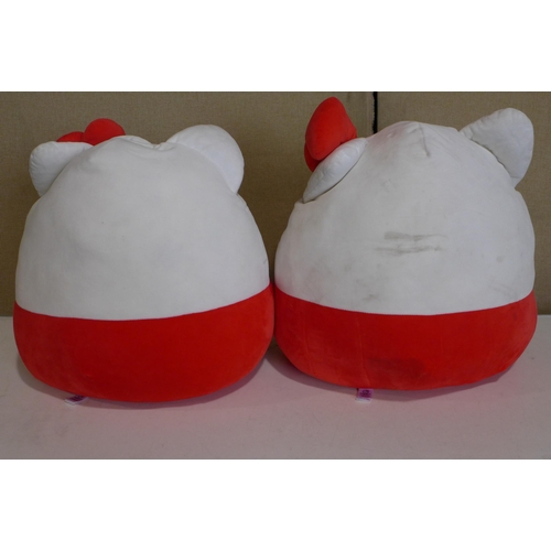 3052 - 2 x Hello Kitty Squishmallow 20