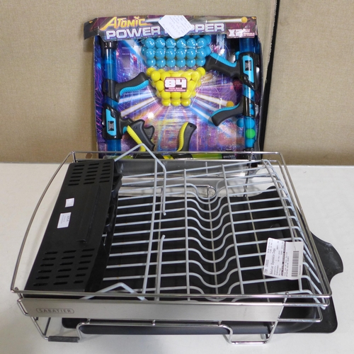 3054 - Sabatier Dishrack   Expandable and 2 Atomic Power Popper 2Pk  (269-304,312,313)   * This lot is subj... 