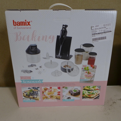 3056 - Bamix Baking Hand Blender cream Model, Original RRP £208.33 + vat            (269-306)   * This lot ... 