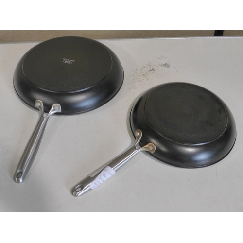 3068 - Oxo Fry Pan Set 2Pk      26Cm & 30Cm       (269-308)   * This lot is subject to vat