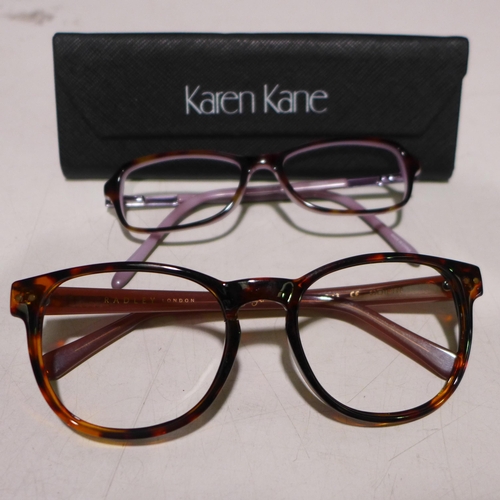 3078 - Karen Kane Glasses and Radley Sun Tort Glasses   (268-115,121)   * This lot is subject to vat