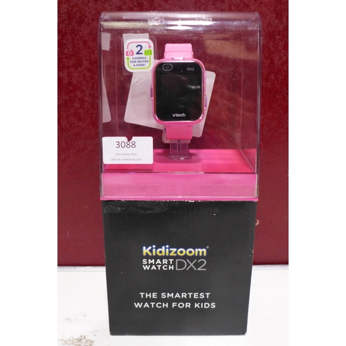 3088 - Vtech Smart Watch Dx2  Pink(268-89)   * This lot is subject to vat