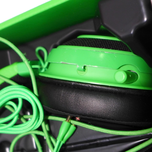 3093 - Razer Gaming Headset     Kraken Green               (269-127)   * This lot is subject to vat