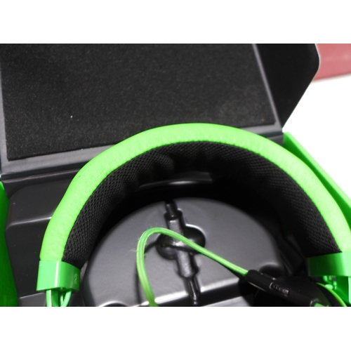 3093 - Razer Gaming Headset     Kraken Green               (269-127)   * This lot is subject to vat