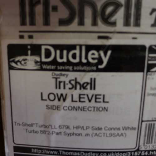 2166 - Bathroom/plumbing job lot: Dudley Trishell turbo cistern, Mira shower kit and multifit 1m flue exten... 