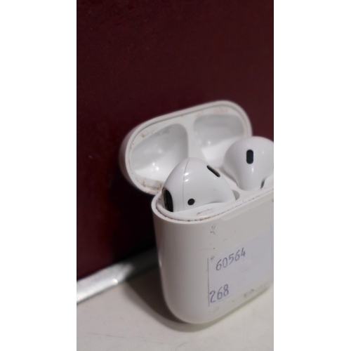 3113 - Airpods 2Nd Gen & Case   Mv7N2Zma  (268-39)   * This lot is subject to vat