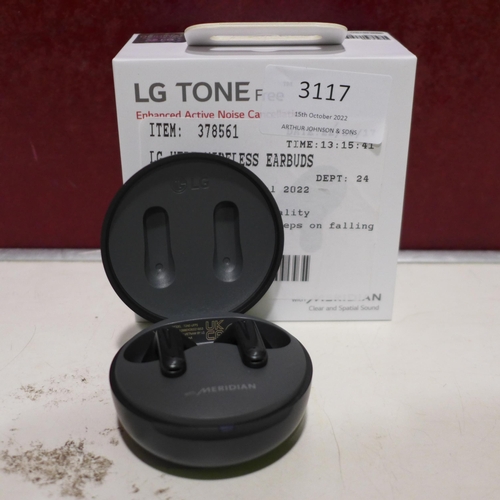 3117 - Lg Ufp5 Wireless Earbuds Tone-Ufp5    (269-131)   * This lot is subject to vat