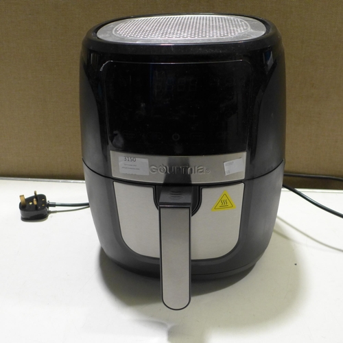 3150 - Gourmia Air Fryer                         (268-43)   * This lot is subject to vat