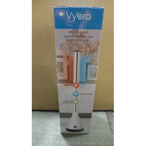 3180 - Vybra 3 In 1 Heater White, Original RRP £119.99 + vat       (268-176)   * This lot is subject to vat