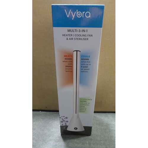 3180 - Vybra 3 In 1 Heater White, Original RRP £119.99 + vat       (268-176)   * This lot is subject to vat