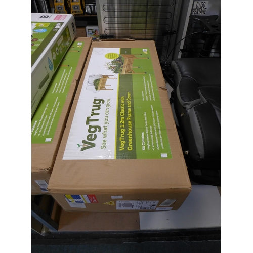 3213 - Vegtrug 1.2M Raised Bed  Natural  With Self Watering Kit (268-166)   * This lot is subject to vat