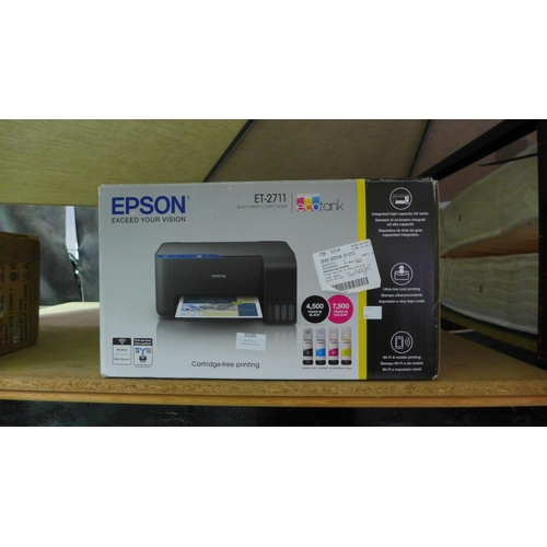 3336 - Epson Ecotank Et-2711    Printer, Original RRP £129.99 + vat                   (269-118)   * This lo... 