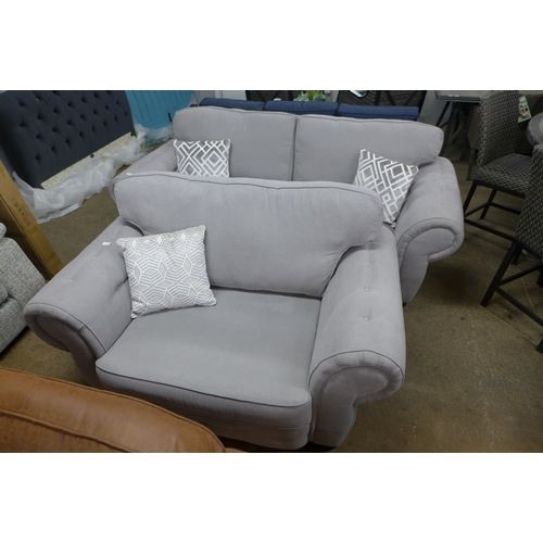 1402 - A Lulu three seater sofa and love seat * this lot is subject to VAT