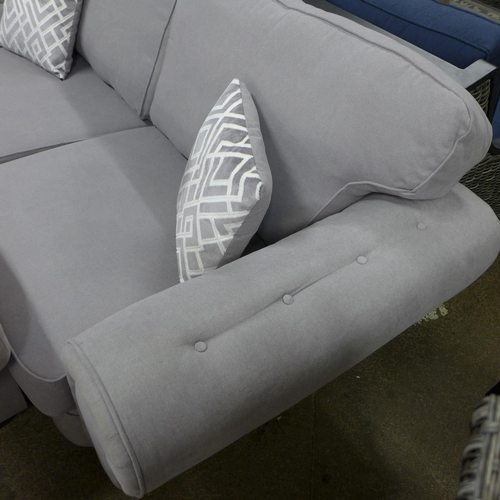 1402 - A Lulu three seater sofa and love seat * this lot is subject to VAT