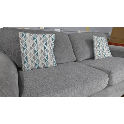 1406 - A Gracie three seater sofa and love seat * this lot is subject to VAT