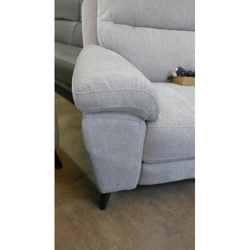 1408 - Grace Slvr Fab Armchair  With Power Relcine , Original RRP £516.66 + vat  ( 4147-6)  * This lot is s... 