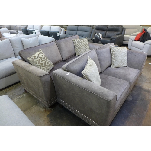 1415 - An Andreas three seater sofa and two seater sofa * this lot is subject to VAT