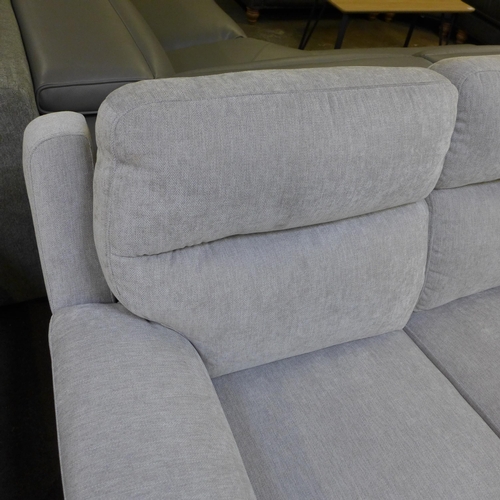 1433 - Grace Slvr Fabric 2 Str  Recliner Fabric  , Original RRP £816.66 + vat  ( 4147-10)  * This lot is su... 