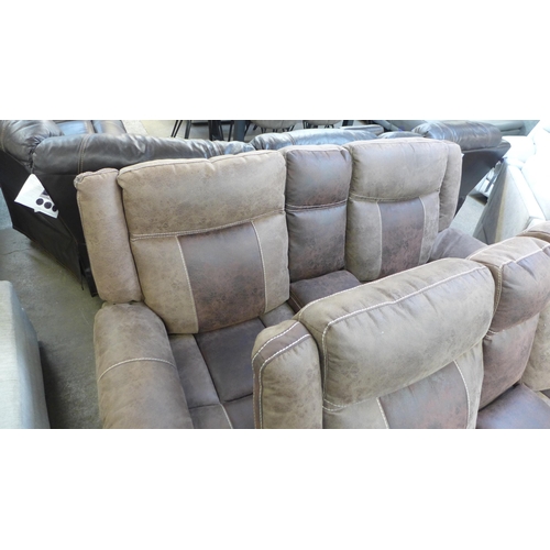 1432 - A pair of Barkley two seater console sofas * this lot is subject to VAT