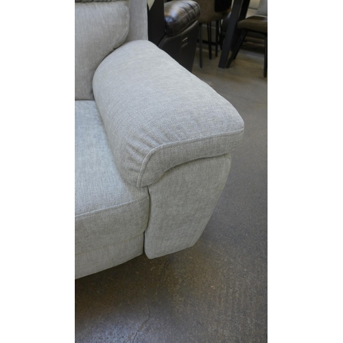 1435 - Grace Slvr Fab Armchair  With Power Relcine, Original RRP £516.66 + vat  ( 4147-7)  * This lot is su... 