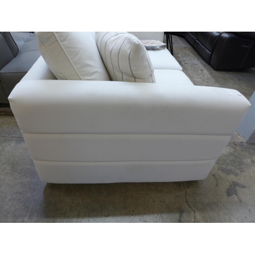 1462 - A Coconut velvet upholstered two seater sofa