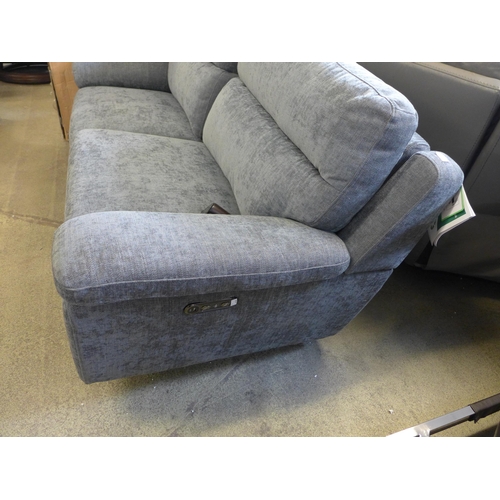 1494 - Grace Char Fab Lrg 2 Str Recliner Fabric, Original RRP £941.66 + vat (4129-8) - damaged back panel  ... 