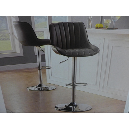 1512 - Grey Gaslift Bar Stool   Ccaglbst-3    , Original RRP £99.99 + vat  ( 4147-21)  * This lot is subjec... 