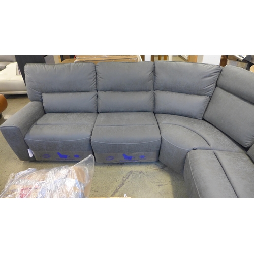 1539 - Paisley Sectionalmdl 1356669 P Recliner, RRP £2333.33 + vat (4141-29) - odd back cushion  * This lot... 