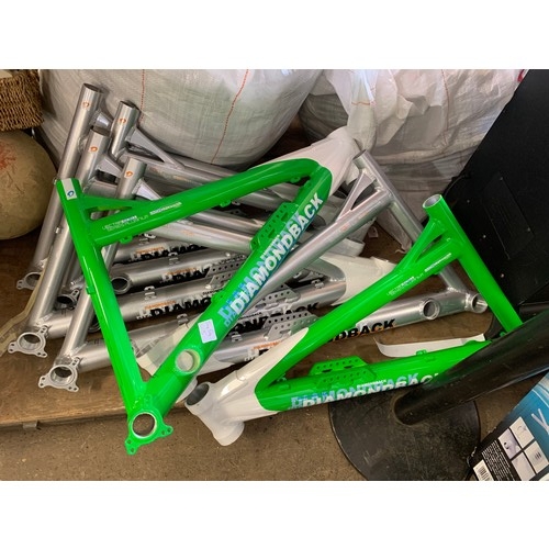 2113 - Seven unused Diamond Back Vectra bicycle frames/bike frames