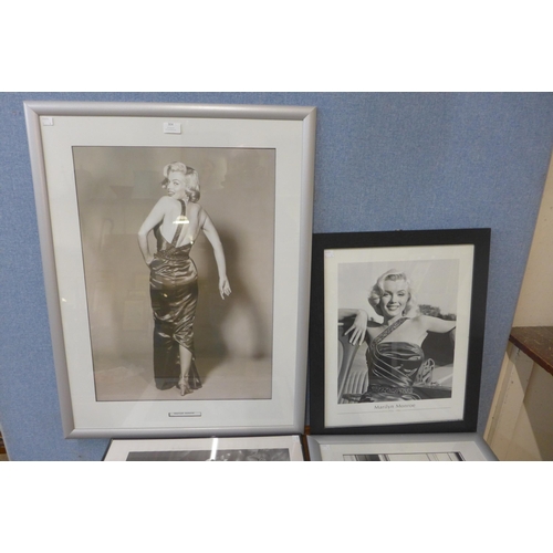 308 - Four Marilyn Monroe prints, framed