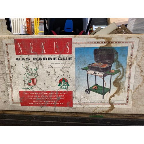 2155 - Nexus gas BBQ and stand - boxed and unused